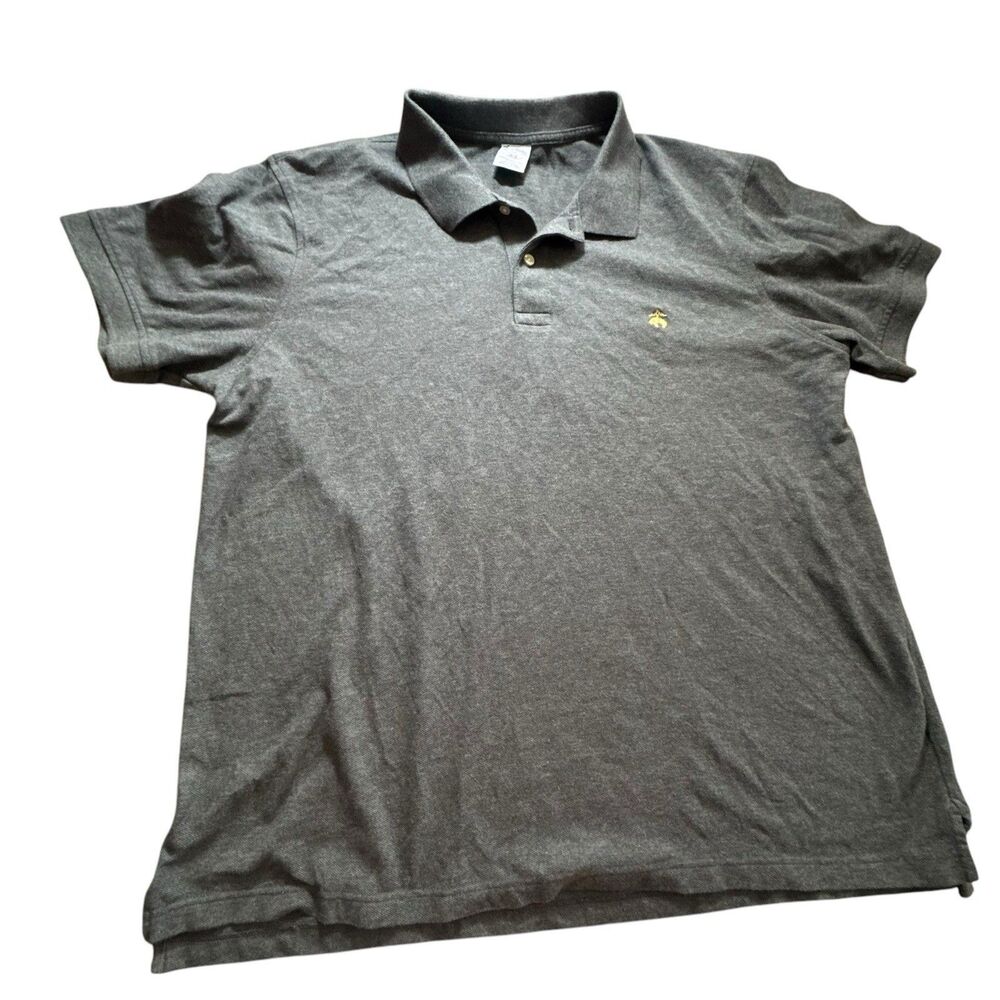 Brooks Brothers‎ Grey Polo Shirt XXL Performance Original Fit Short Sleeve